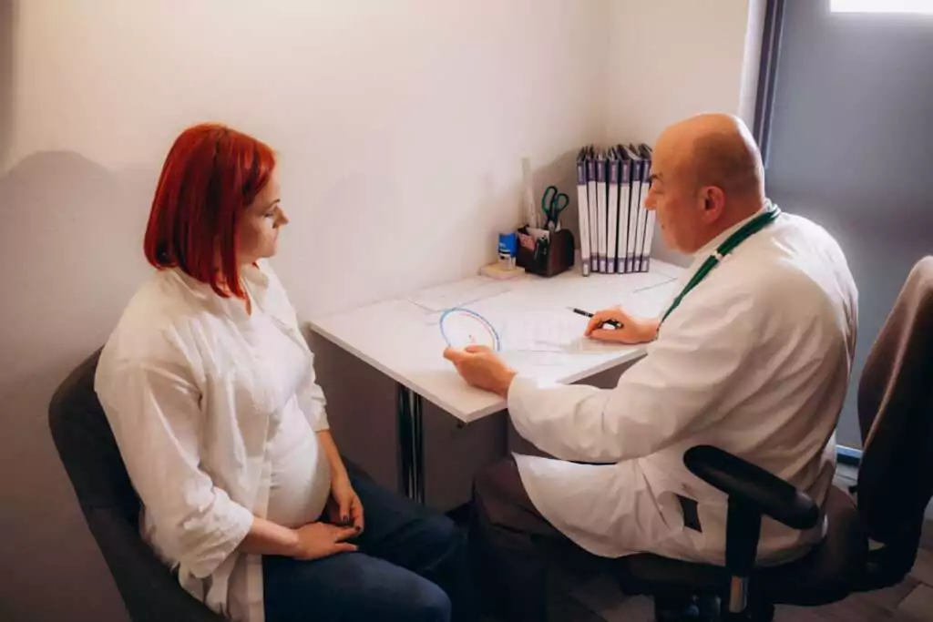 pregnancy and medication concept doctor prescribi 2025 03 13 16 08 21 utc